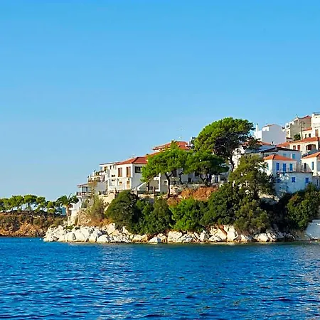 Lägenhetshotell The Water Skiathos stad